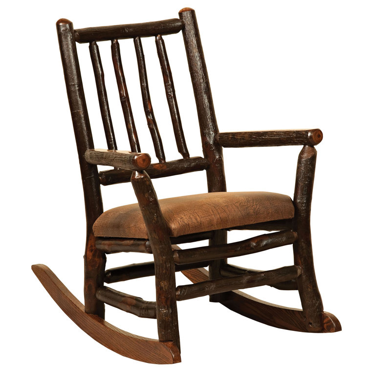 Kids wooden shop rocking chair